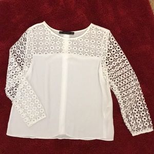 ZARA Laced Blouse